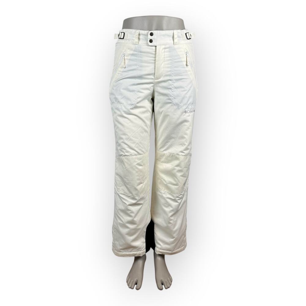 Vintage Y2K Columbia Youth Girls White Snowboarding Ski Pants Size 14/16 Winter